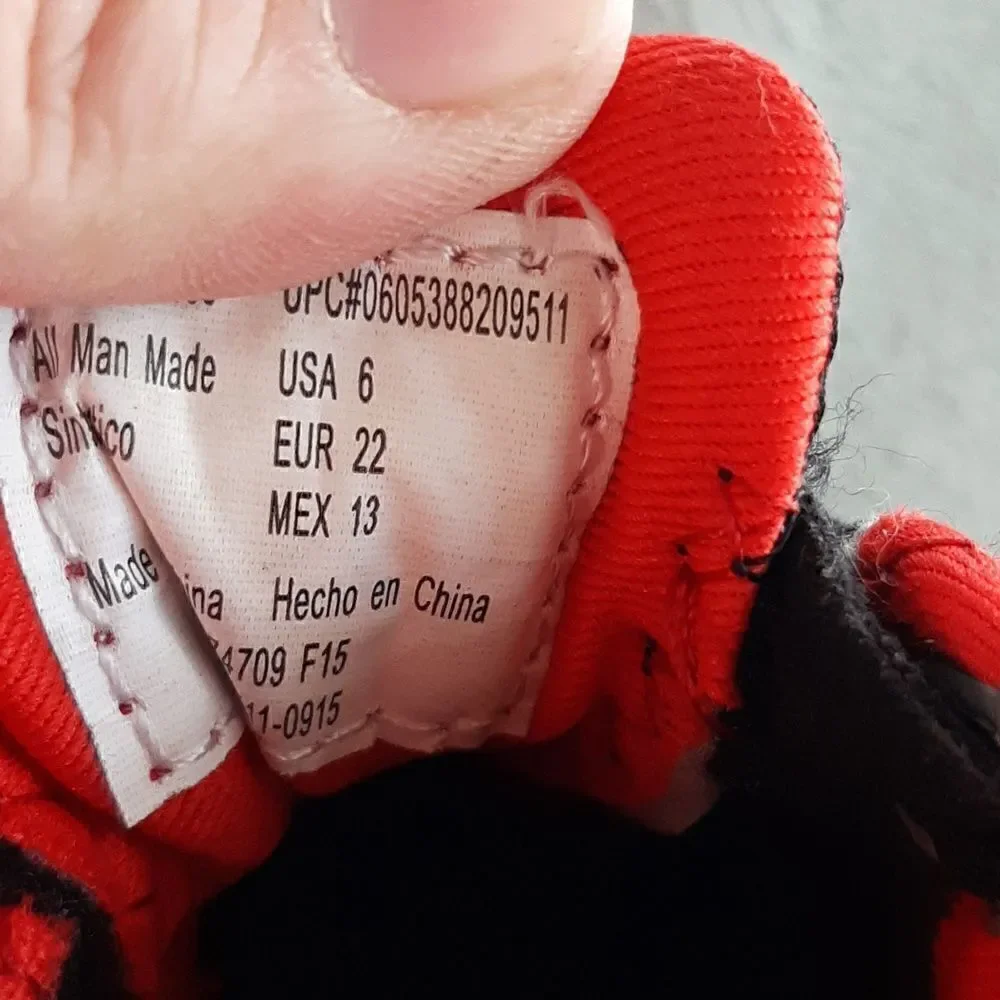 Garanimals Red and Black Velcroe Sneakers